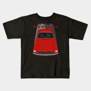 Ford Mustang Fastback 1968 - Red Kids T-Shirt